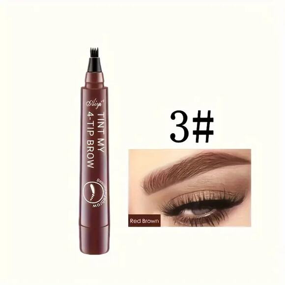 Microblading Eyebrow Pen, Waterproof Marker, 3D Fork Makeup - Picture 6 of 14